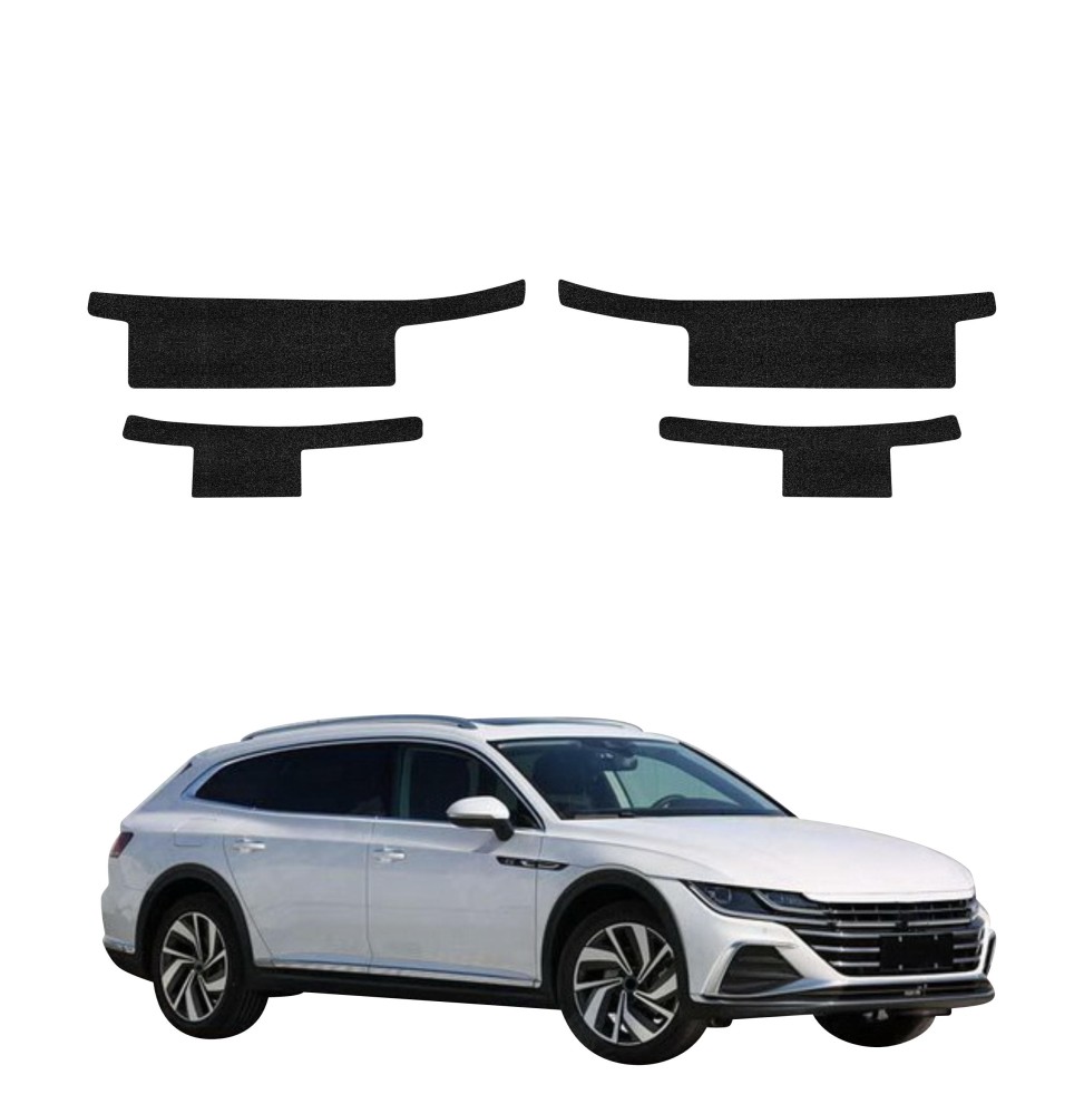 Powłoka techniczna na progi do Volkswagen Arteon Shooting Brake (2019-2025) GRIZZ 4w1 HeavyDuty Czarna