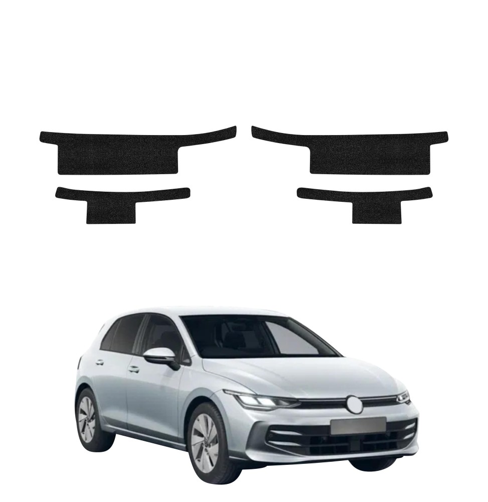 Powłoka techniczna na progi do Volkswagen Golf 8 Variant (2024-2026) GRIZZ 4w1 HeavyDuty Czarna