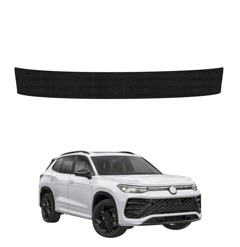 Powłoka techniczna na próg bagażnika do Volkswagen Tiguan (2023-2026) GRIZZ HeavyDuty Czarna