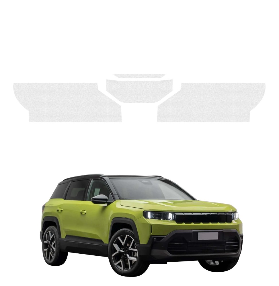 Powłoka techniczna na próg bagażnika do Jeep Compass (2025-2026) GRIZZ 4w1 HeavyDuty Bezbarwna