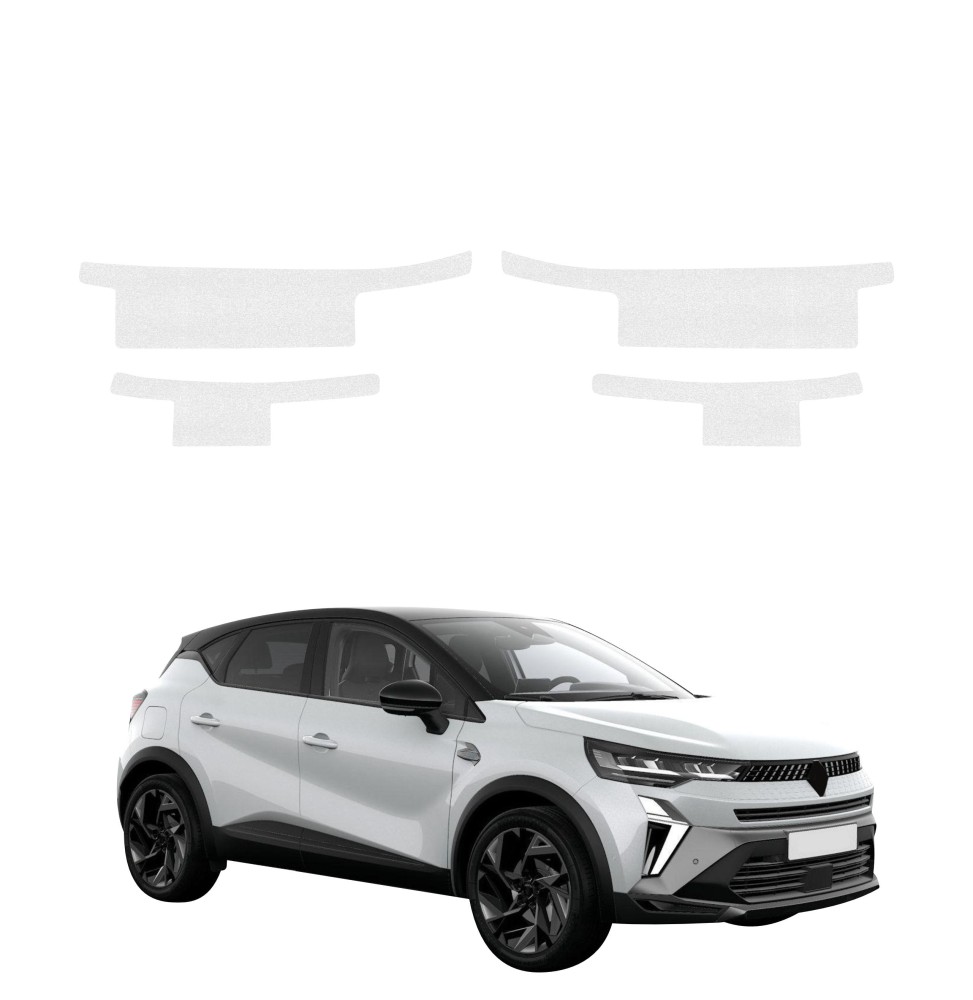 Powłoka techniczna na progi do Renault Captur (2024-2026) GRIZZ 4w1 HeavyDuty Bezbarwna