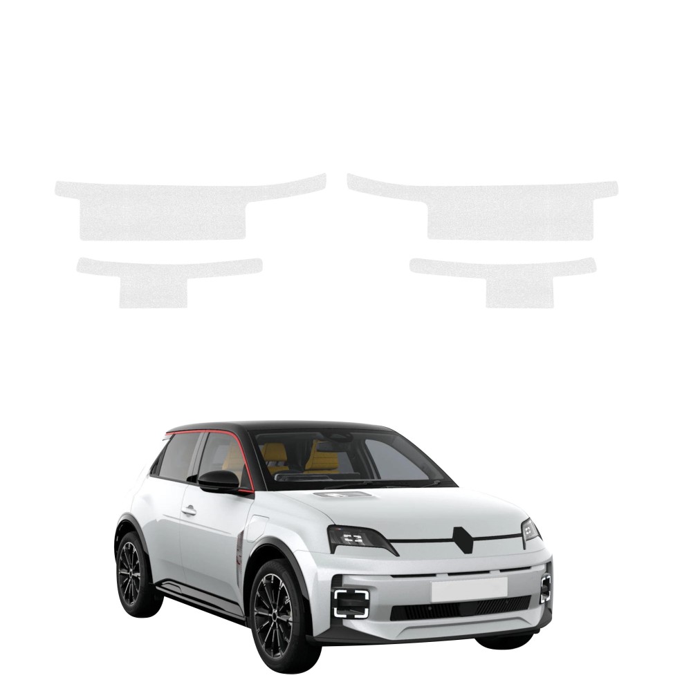 Powłoka techniczna na progi do Renault R5 (2024-2026) GRIZZ 4w1 HeavyDuty Bezbarwna
