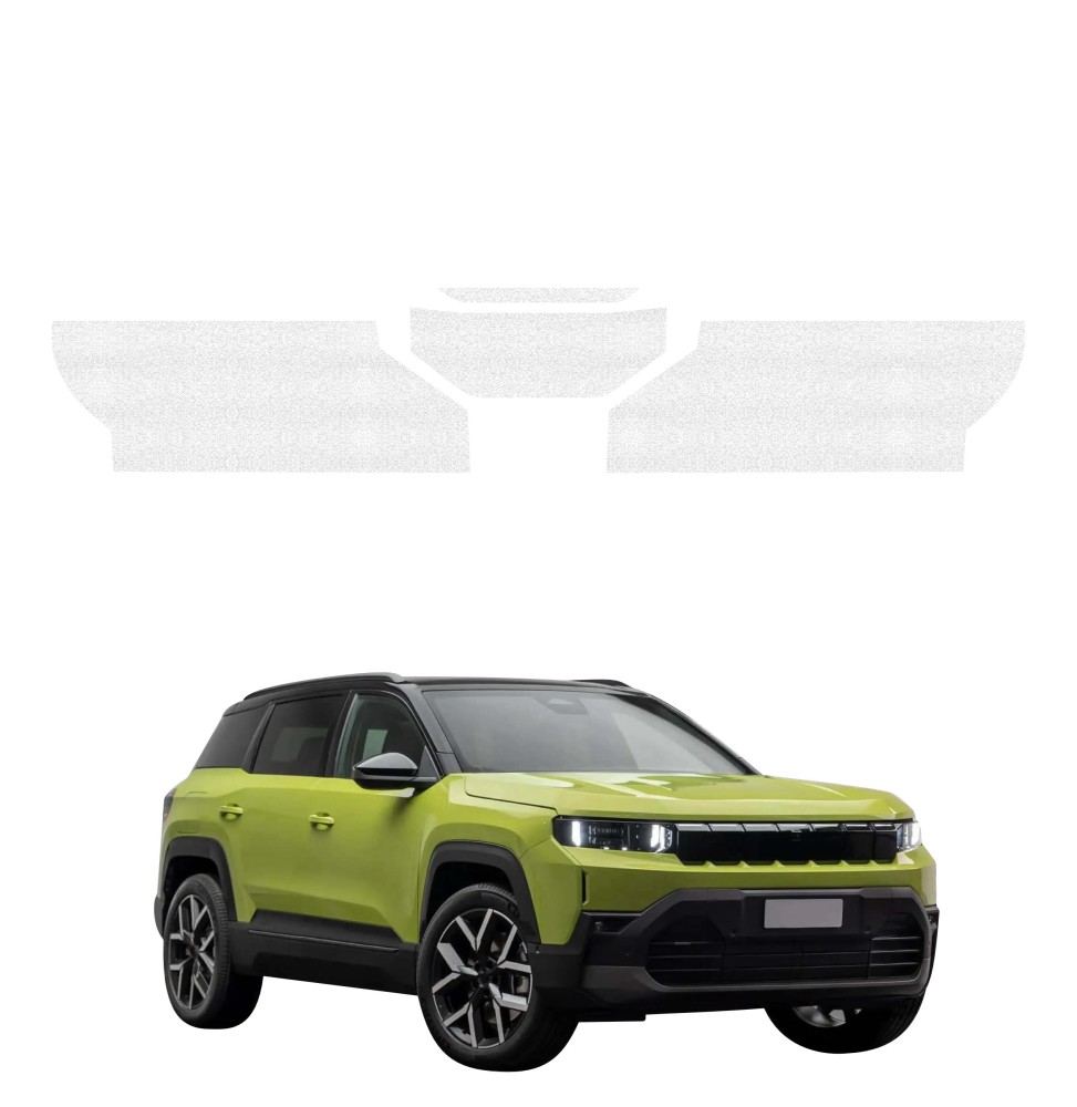 Powłoka techniczna na próg bagażnika do Jeep Compass (2025-2026) GRIZZ 4w1 HeavyDuty Biała
