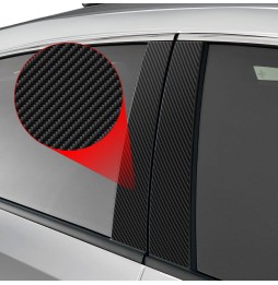 6w1 Folia karbonowa na słupki do Volkswagen Taigo (2026)