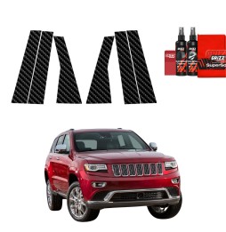 6w1 Folia karbonowa na słupki do Jeep Grand Cherokee 4 (2010-2021)