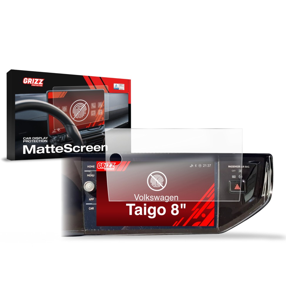 Folia antyodciskowa na ekran Volkswagen Taigo 8" (2025-2026)