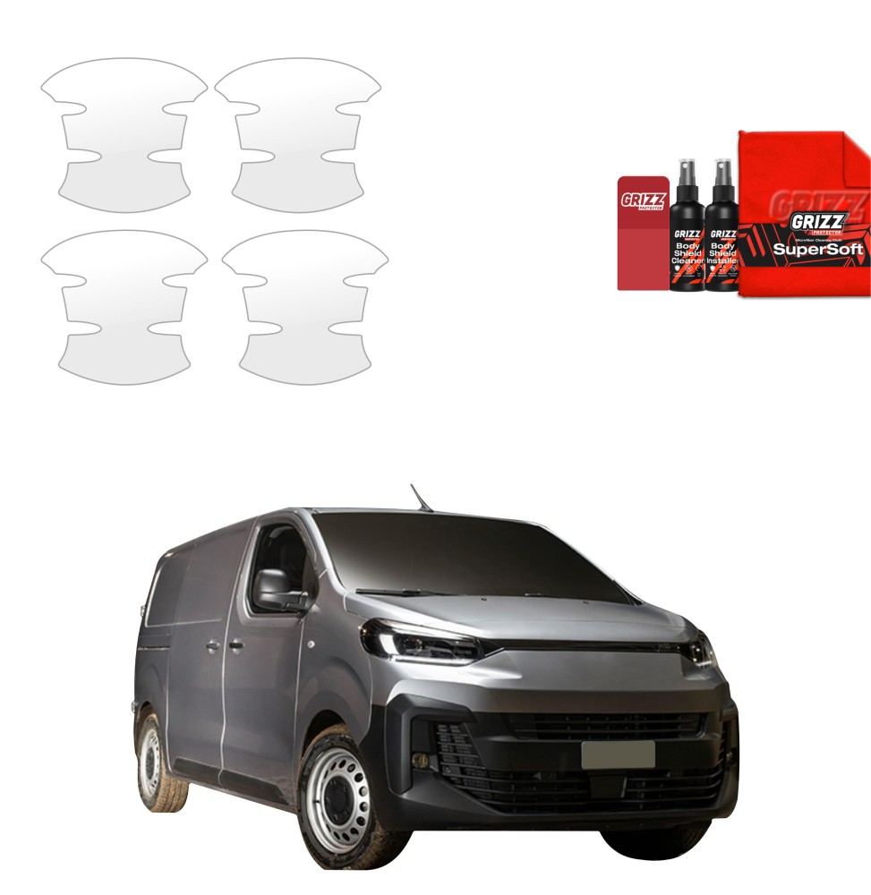 4w1 Folia ochronna pod klamki do Fiat Scudo (2024-2026) 