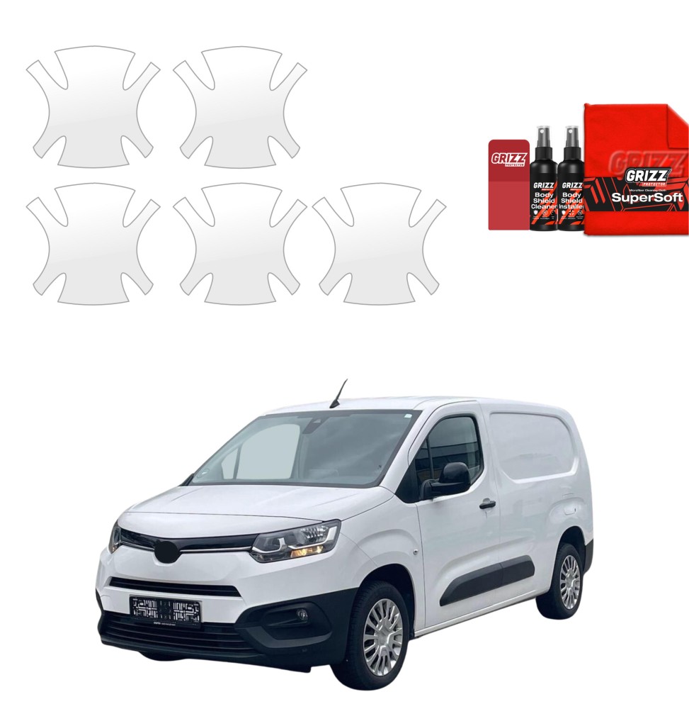 5w1 Folia ochronna pod klamki do Toyota Proace City (2018-2026)
