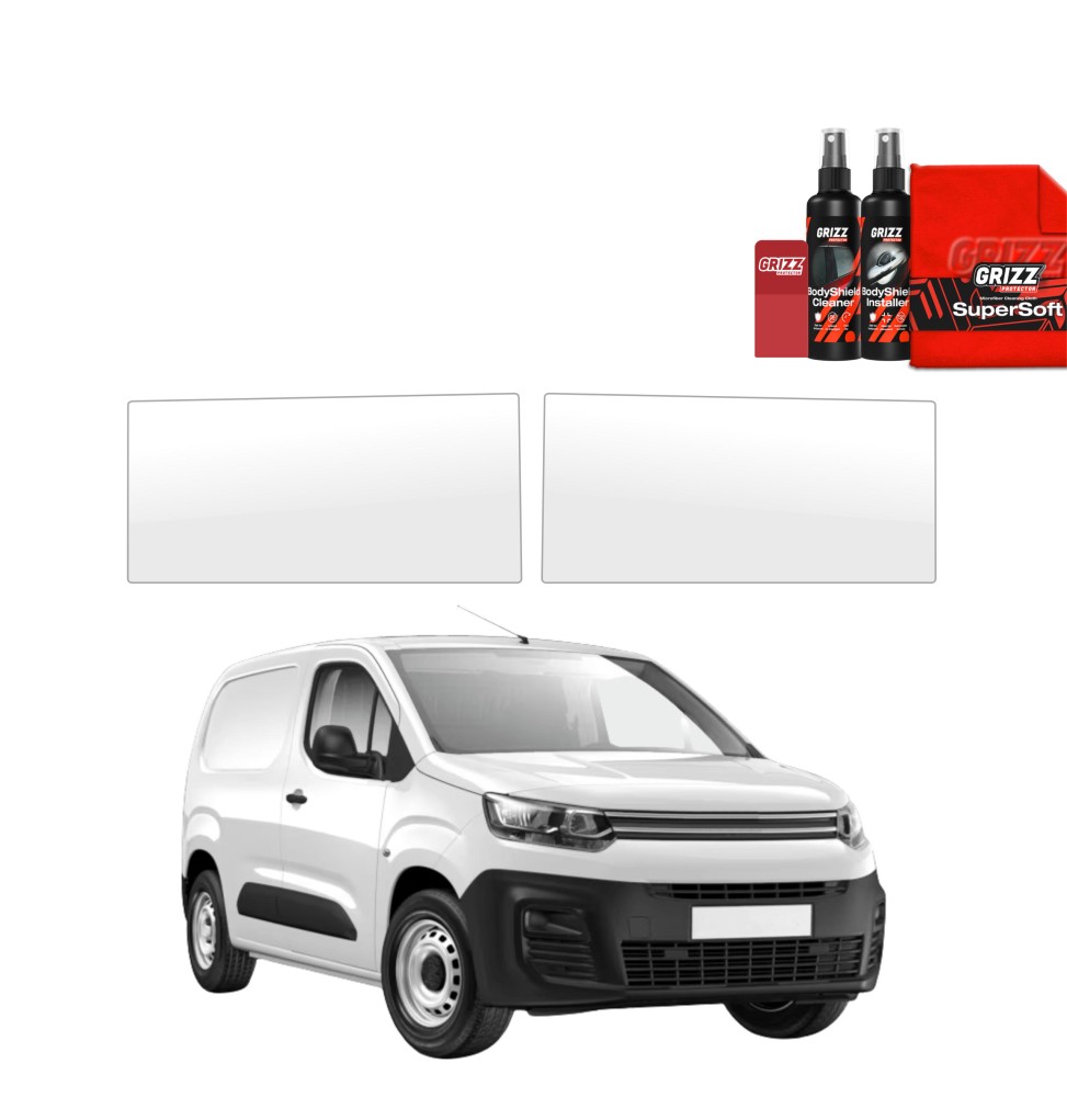 2w1 Folia ochronna na przednie progi bez wcięcia do Citroen Berlingo VAN (2018-2026)