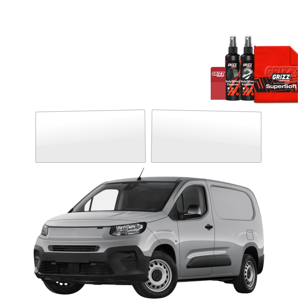 2w1 Folia ochronna na przednie progi bez wcięcia do Fiat Doblo Cargo (2018-2026)
