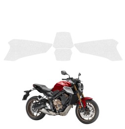 Powłoka techniczna na TankPad i Grip do Honda CB650R (2021-2023) GRIZZ 4w1 HeavyDuty Bezbarwna