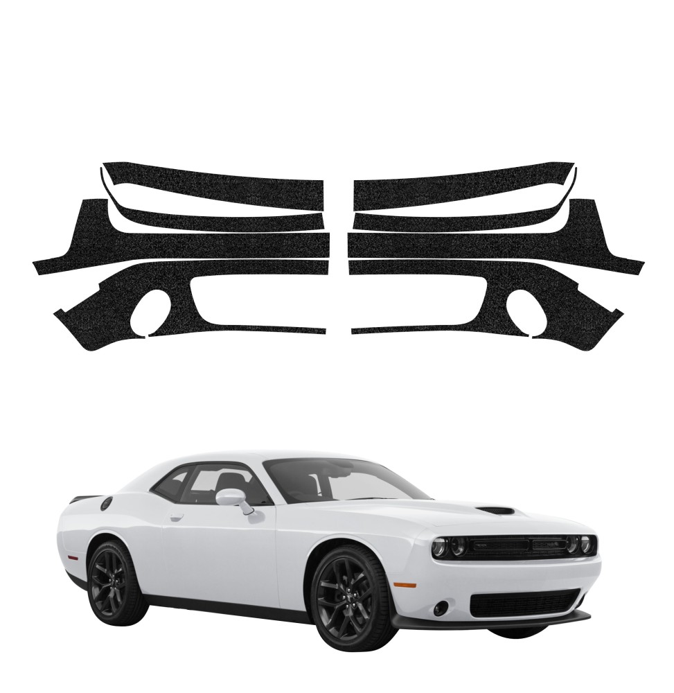 Powłoka techniczna na przód do Dodge Challenger GT (2015-2023) GRIZZ 8w1 HeavyDuty Czarna
