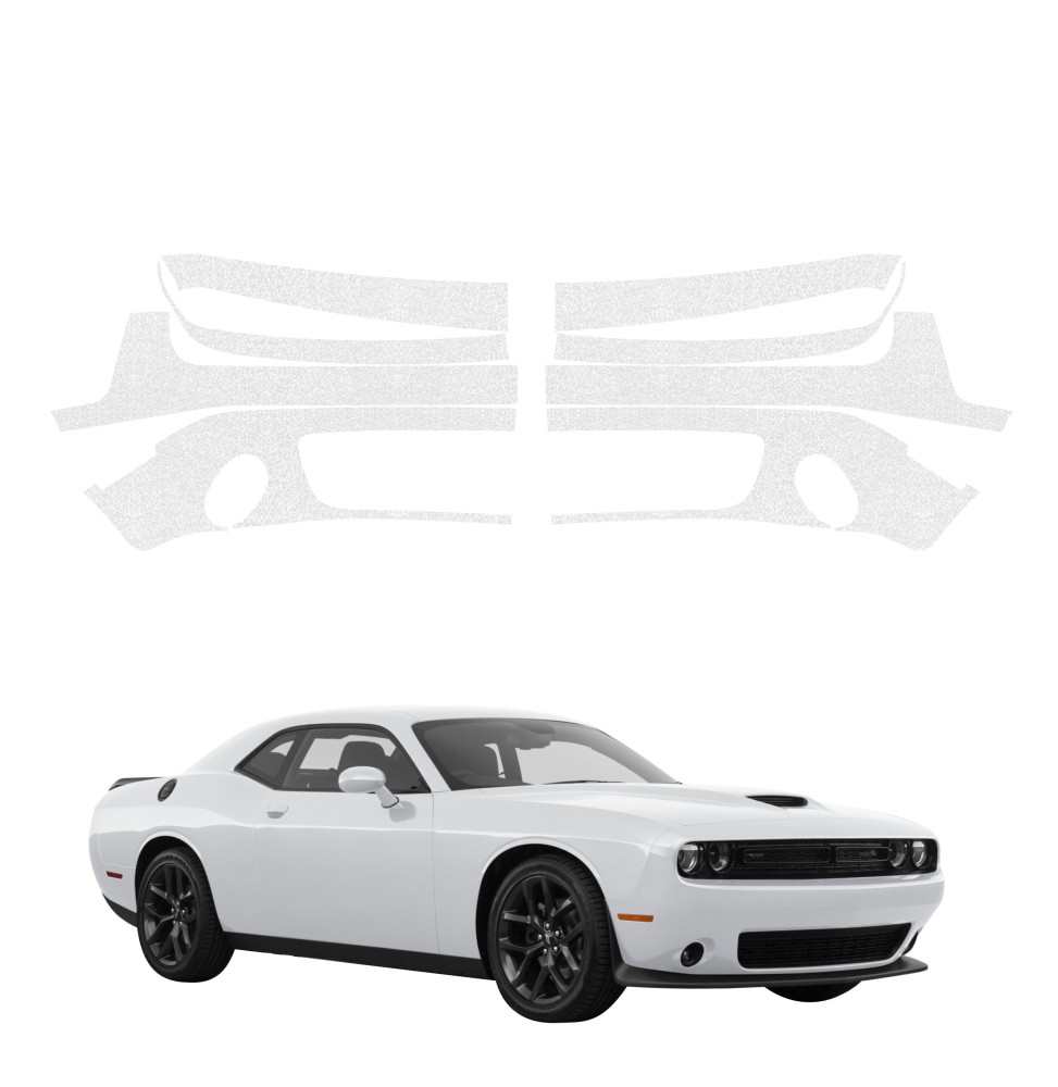 Powłoka techniczna na przód do Dodge Challenger GT (2015-2023) GRIZZ 8w1 HeavyDuty Bezbarwna