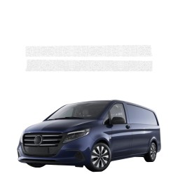 Powłoka techniczna na progi przednie Mercedes-Benz eVito (2014-2026) GRIZZ 2w1 HeavyDuty Biała