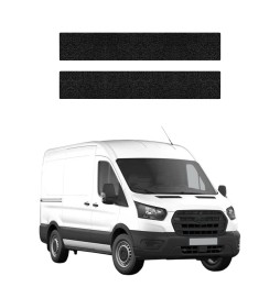 Powłoka techniczna na progi przednie do Ford Transit (2020-2026) GRIZZ 2w1 HeavyDuty Czarna