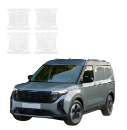 Powłoka techniczna pod klamki do Ford Transit Courier (2024-2026) GRIZZ 4w1 HeavyDuty Biała