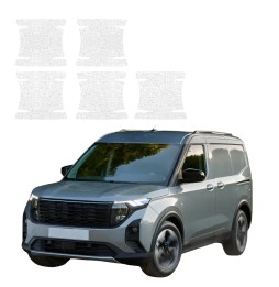 Powłoka techniczna pod klamki do Ford Transit Courier (2024-2026) GRIZZ 5w1 HeavyDuty Biała