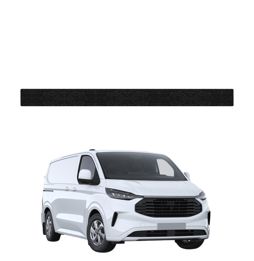 Powłoka techniczna na prawy próg drzwi ładowni do Ford Transit Custom (2022-2026) GRIZZ HeavyDuty Czarna