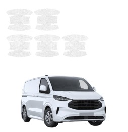 Powłoka techniczna pod klamki do Ford Transit Custom (2022-2026) GRIZZ 5w1 HeavyDuty Biała