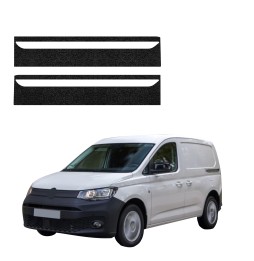 Powłoka techniczna na progi przednie do Volkswagen Caddy Cargo (2020-2026) GRIZZ 2w1 HeavyDuty Czarna