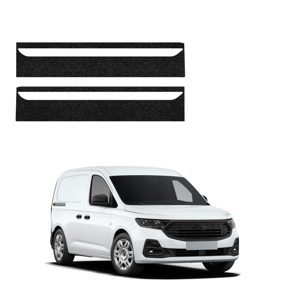 Powłoka techniczna na progi przednie do Ford Transit Connect (2022-2026) GRIZZ 2w1 HeavyDuty Czarna
