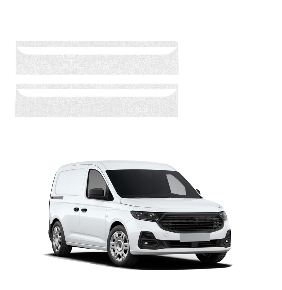 Powłoka techniczna na progi przednie Ford Transit Connect (2022-2026) GRIZZ 2w1 HeavyDuty Bezbarwna