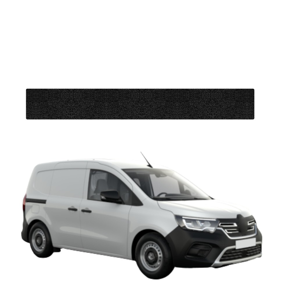 Powłoka techniczna na lewy próg drzwi ładowni do Renault Kangoo Van (2021-2026) GRIZZ HeavyDuty Czarna