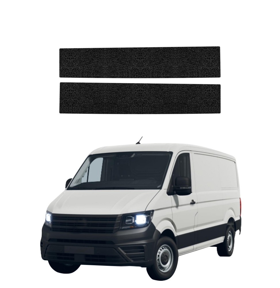 Powłoka techniczna na progi przednie do Volkswagen Crafter (2016-2026) GRIZZ 2w1 HeavyDuty Czarna