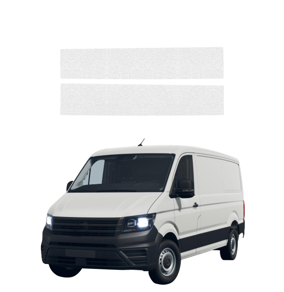 Powłoka techniczna na progi przednie Volkswagen Crafter (2016-2026) GRIZZ 2w1 HeavyDuty Bezbarwna