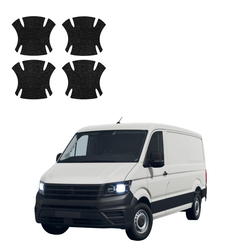 Powłoka techniczna pod klamki do Volkswagen Crafter (2016-2026) GRIZZ 4w1 HeavyDuty Czarna