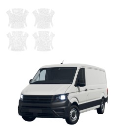 Powłoka techniczna pod klamki do Volkswagen Crafter (2016-2026) GRIZZ 4w1 HeavyDuty Biała