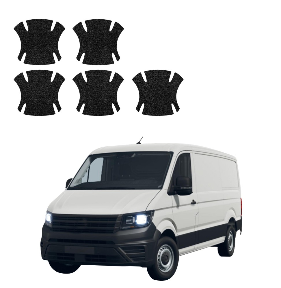 Powłoka techniczna pod klamki do Volkswagen Crafter (2016-2026) GRIZZ 5w1 HeavyDuty Czarna