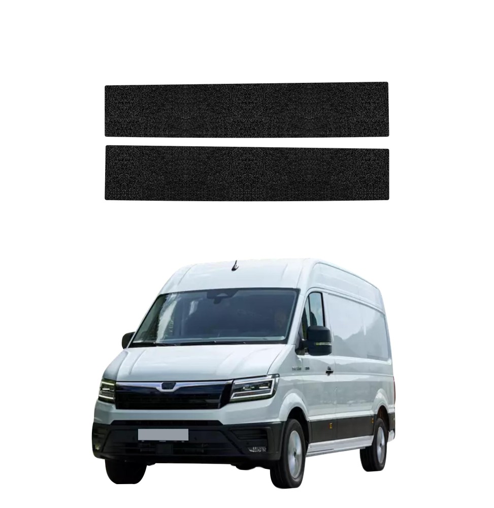 Powłoka techniczna na progi przednie do MAN TGE (2016-2026) GRIZZ 2w1 HeavyDuty Czarna