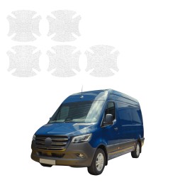 Powłoka techniczna pod klamki do Mercedes-Benz Sprinter (2018-2026) GRIZZ 5w1 HeavyDuty Biała