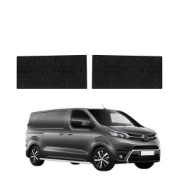 Powłoka techniczna na przednie progi bez wcięcia do Toyota Proace (2024-2026) GRIZZ 2w1 HeavyDuty Czarna