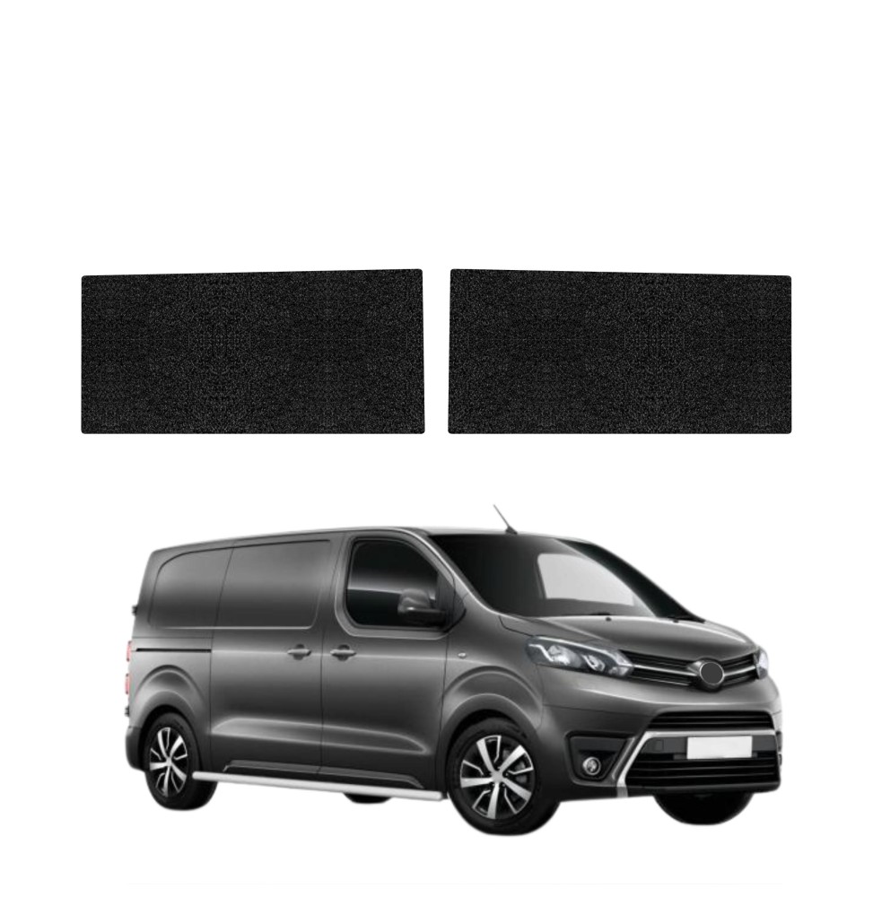 Powłoka techniczna na przednie progi bez wcięcia do Toyota Proace (2024-2026) GRIZZ 2w1 HeavyDuty Czarna