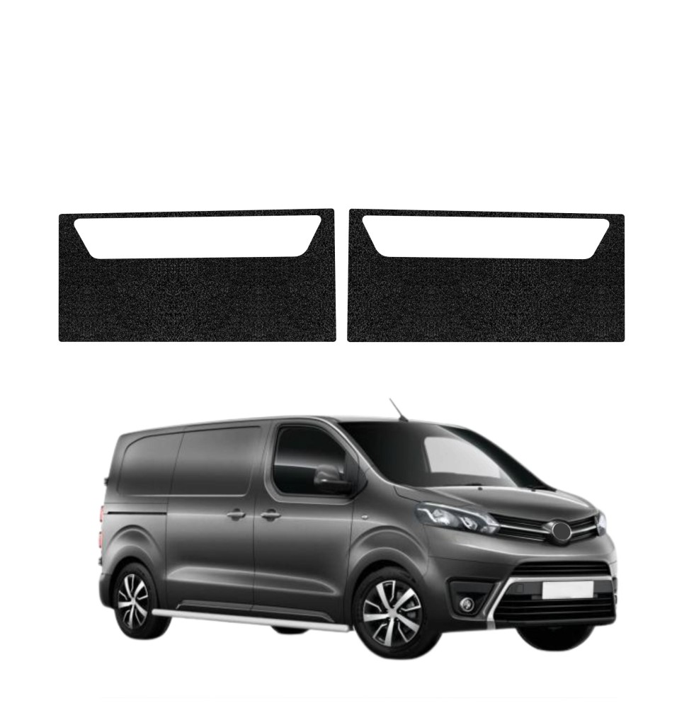 Powłoka techniczna na progi przednie do Toyota Proace (2024-2026) GRIZZ 2w1 HeavyDuty Czarna