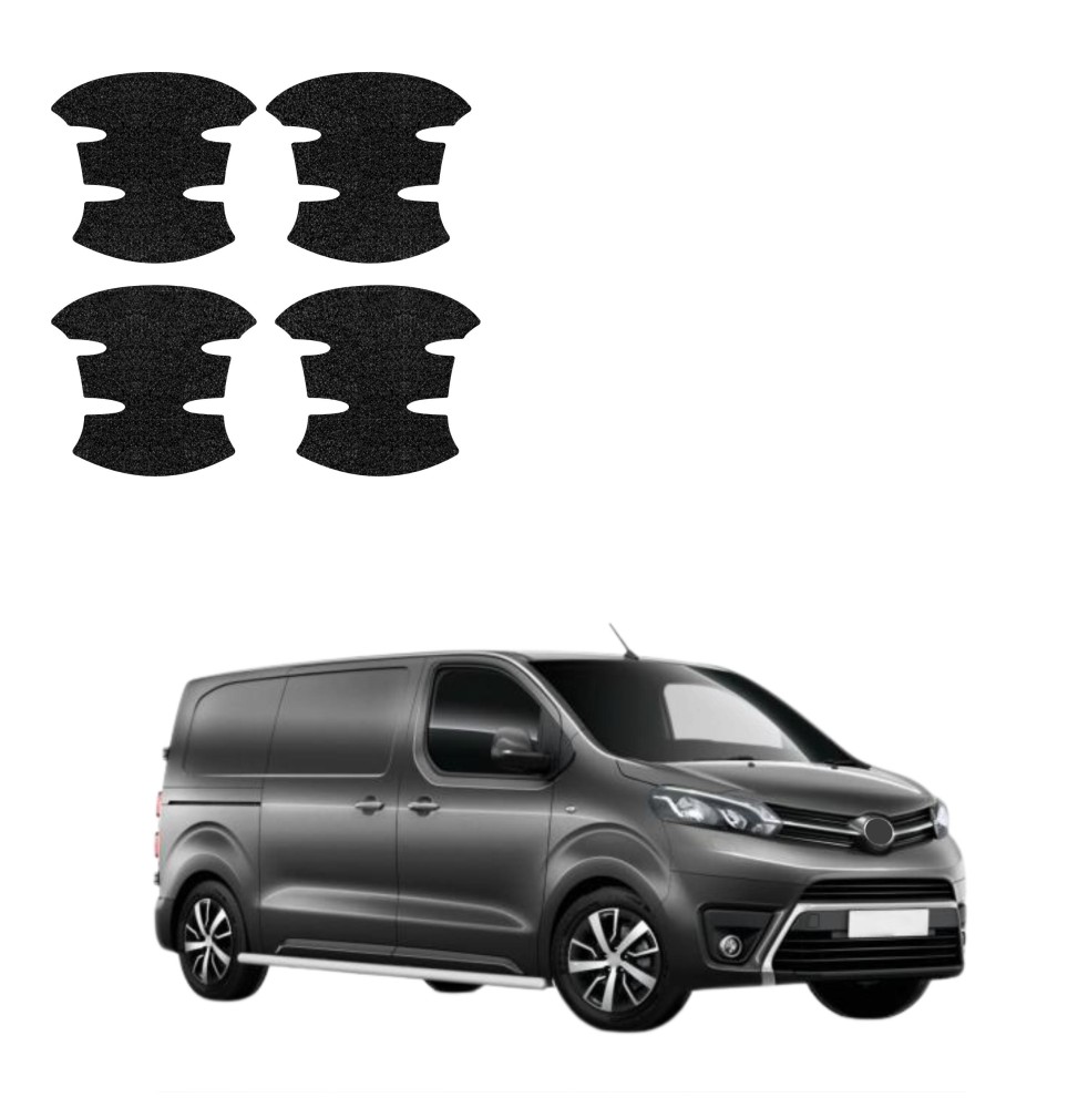 Powłoka techniczna pod klamki do Toyota Proace (2024-2026) GRIZZ 4w1 HeavyDuty Czarna