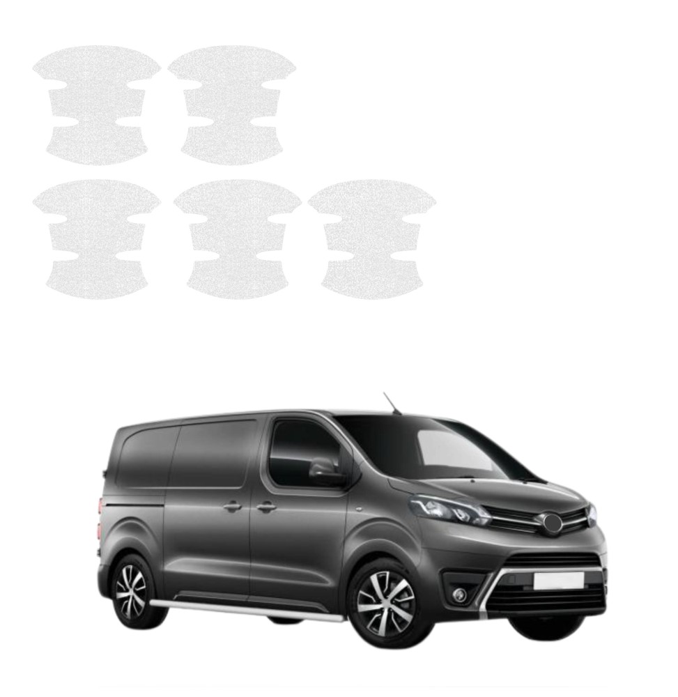 Powłoka techniczna pod klamki do Toyota Proace (2024-2026) GRIZZ 5w1 HeavyDuty Bezbarwna