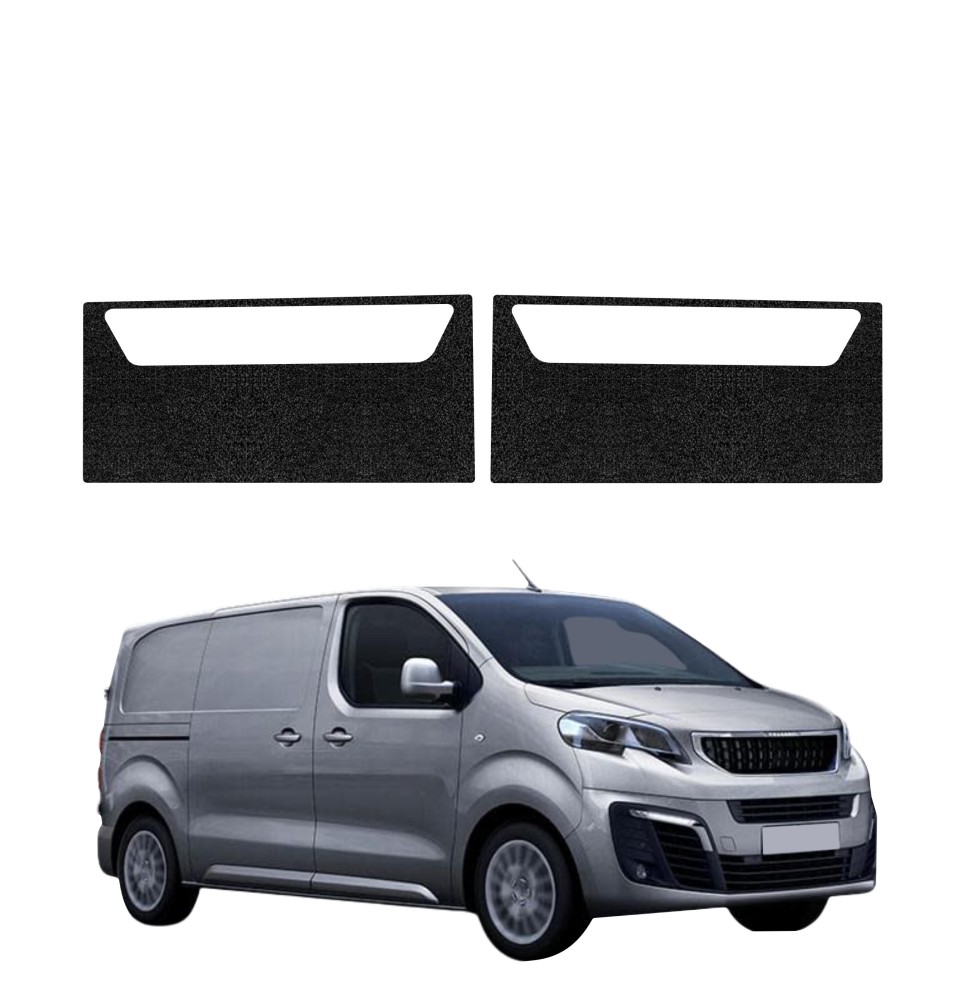 Powłoka techniczna na progi przednie do Peugeot Expert (2024-2026) GRIZZ 2w1 HeavyDuty Czarna