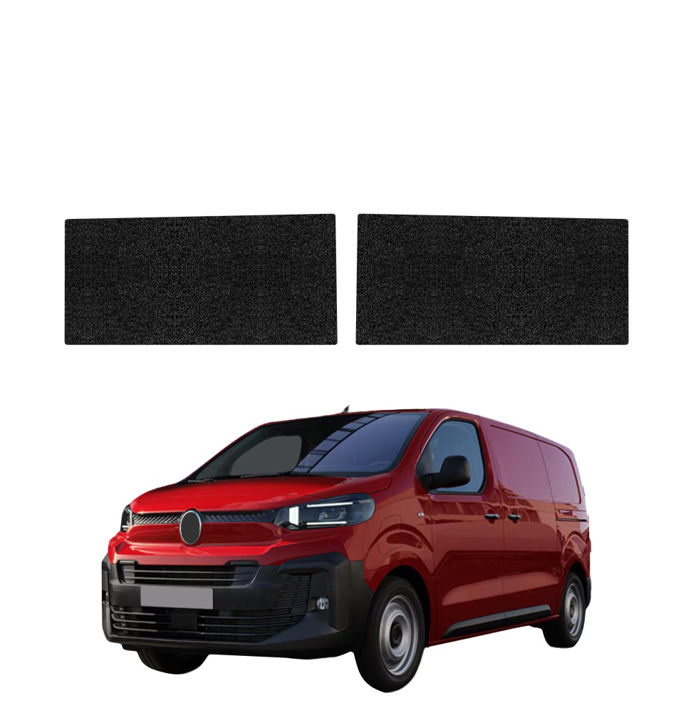 Powłoka techniczna na przednie progi bez wcięcia do Citroen Jumpy (2024-2026) GRIZZ 2w1 HeavyDuty Czarna