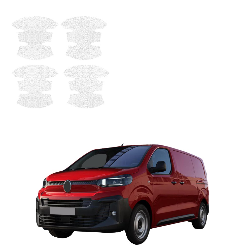 Powłoka techniczna pod klamki do Citroen Jumpy (2024-2026) GRIZZ 4w1 HeavyDuty Biała