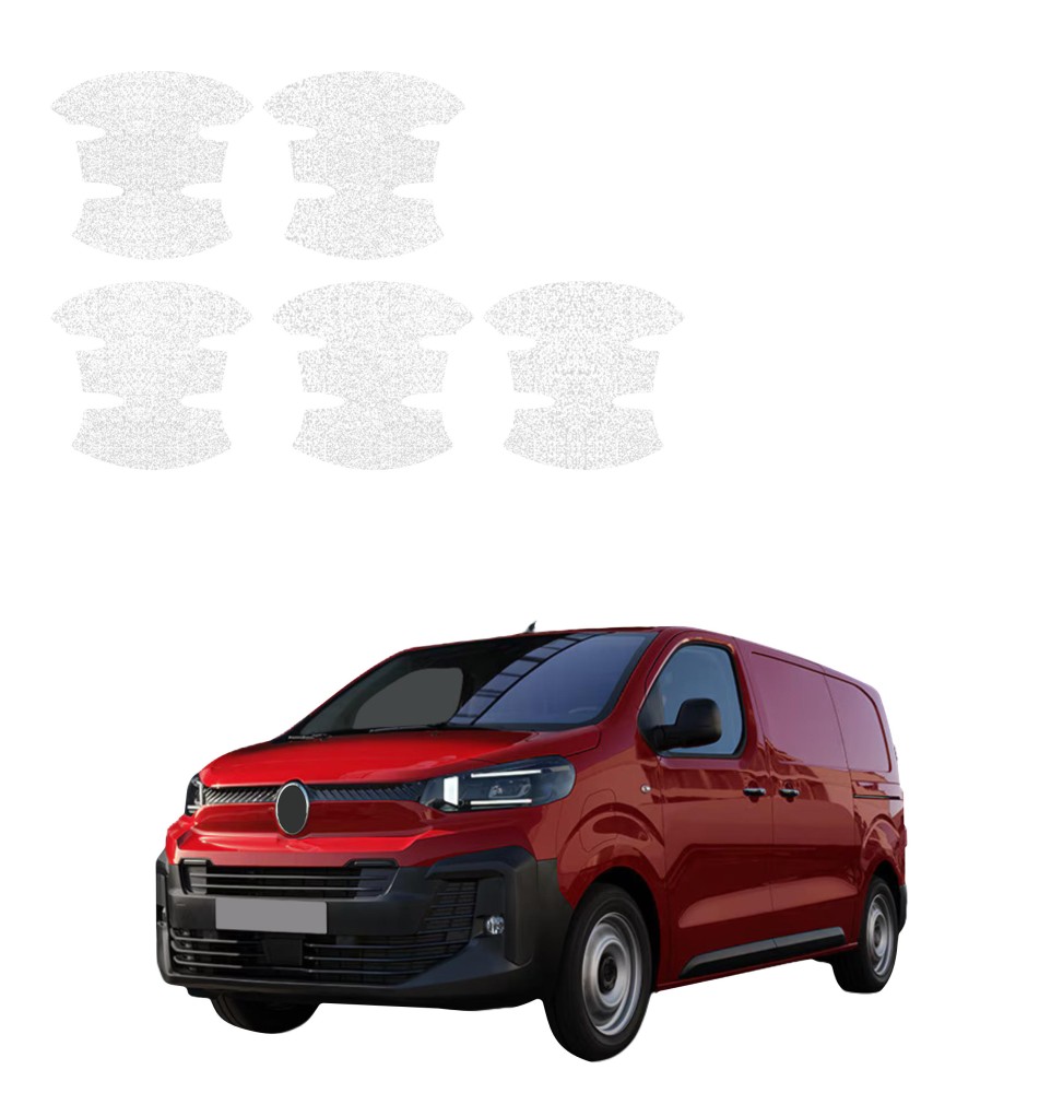 Powłoka techniczna pod klamki do Citroen Jumpy (2024-2026) GRIZZ 5w1 HeavyDuty Biała