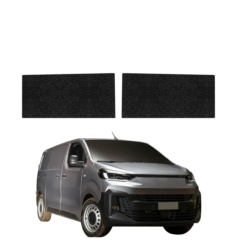 Powłoka techniczna na przednie progi bez wcięcia do Fiat Scudo (2024-2026) GRIZZ 2w1 HeavyDuty Czarna