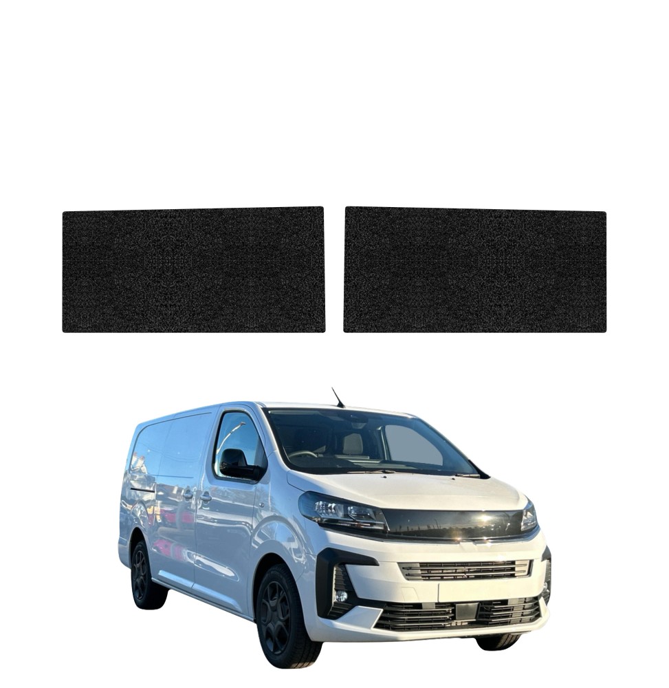 Powłoka techniczna na przednie progi bez wcięcia do Opel Vivaro (2024-2026) GRIZZ 2w1 HeavyDuty Czarna