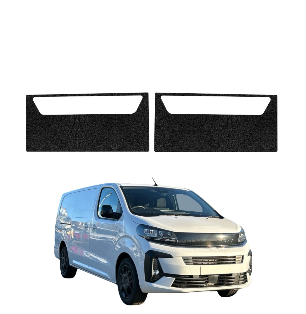 Powłoka techniczna na progi przednie do Opel Vivaro (2024-2026) GRIZZ 2w1 HeavyDuty Czarna
