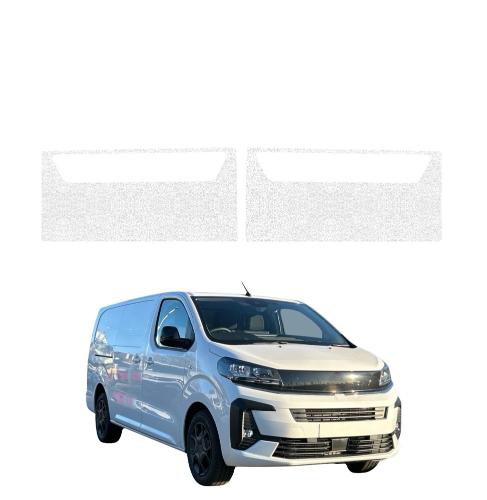 Powłoka techniczna na progi przednie Opel Vivaro (2024-2026) GRIZZ 2w1 HeavyDuty Biała
