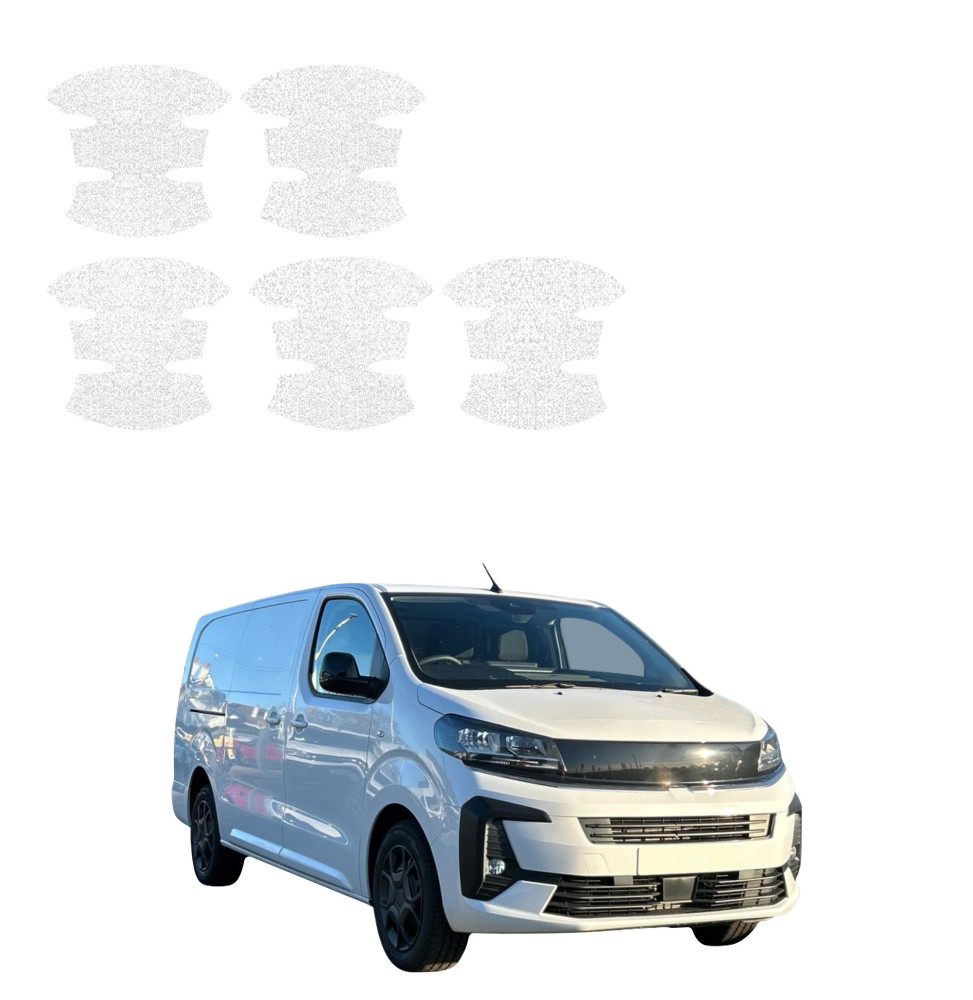 Powłoka techniczna pod klamki do Opel Vivaro (2024-2026) GRIZZ 5w1 HeavyDuty Biała