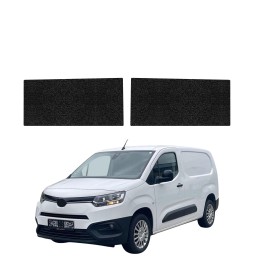 Powłoka techniczna na przednie progi bez wcięcia do Toyota Proace City (2018-2026) GRIZZ 2w1 HeavyDuty Czarna