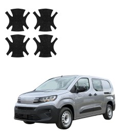 Powłoka techniczna pod klamki do Peugeot Partner (2018-2026) GRIZZ 4w1 HeavyDuty Czarna